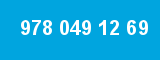 978 049 12 69 978 049 12 69